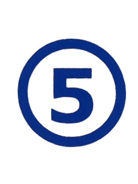 Nalešnica za vrata i sanduče broj 5